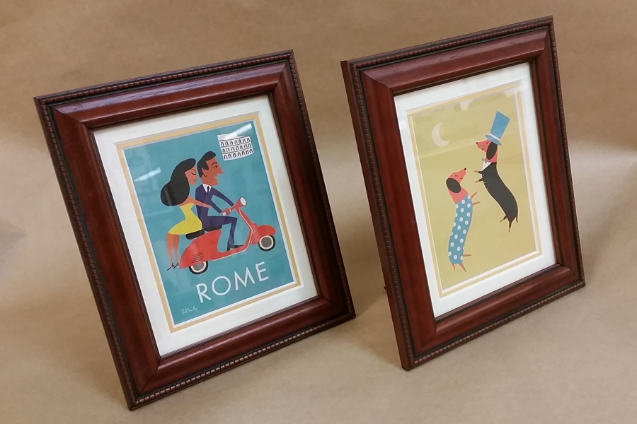 Picture Framing - mounting, block-mounting, corporate images, certificates, gallery